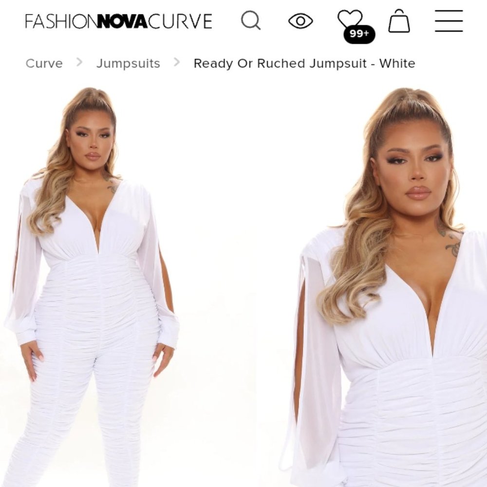 White jumpsuit